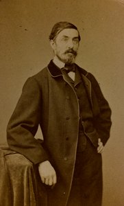 Portrait of Auguste Paul Charles Anastasi, French painter by S. Berthaud