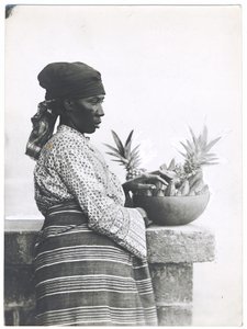 Mrs Harding, who walks 30 miles daily, c.1920 by S. W. and Co. Partridge