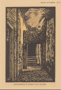 Alley with Gate by S. de Jongh