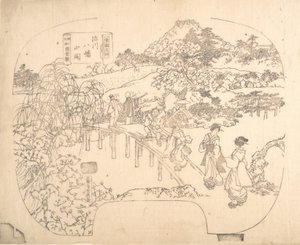 Proof Line-Block Print for Fan