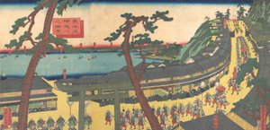 View of Kanagawa on the Tokaido Road by Sadahide Utagawa