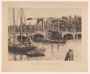 The Skinny Bridge in Amsterdam by Salomon Garf