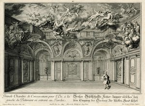 Large Reception Room in the West Wing by Salomon Kleiner