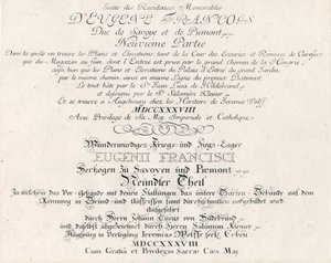 Title Page of the Ninth Part by Salomon Kleiner