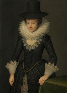Portrait of Anna Boudaen Courten (1599-1622)