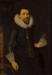 Portrait of Pieter Boudaen Courten (1594-1668) by Salomon Mesdach (attributed to)