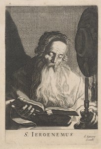Saint Jerome Reading by Candlelight by Salomon Savery (attributed to)