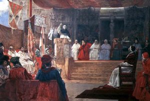 The Compromise of Caspe in 1412 by Salvador Viniegra y Lasso de la Vega