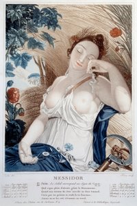 Revolutionary calendar of 21 and 22 June: Messidor: The sun is at the sign of Cancer