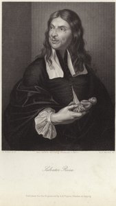 Portrait of Salvator Rosa by Salvator (after) Rosa