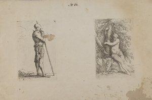 Armored Man, Holding Spear (Figurine Series)