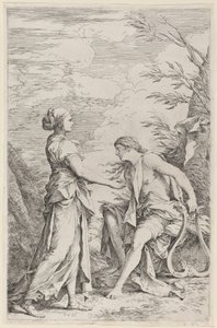 Apollo and the Cumaean Sibyl by Salvator Rosa