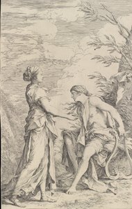 Apollo and the Cumaean Sibyl by Salvator Rosa