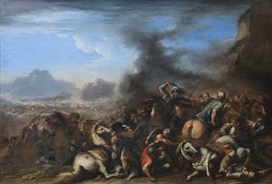 Battle by Salvator Rosa