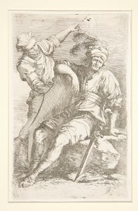 Diverse Figure (Suite) by Salvator Rosa