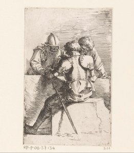 Three Soldiers by Salvator Rosa