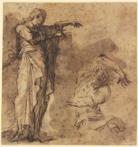 Design for Christ Healing a Possessed Man by Salvator Rosa