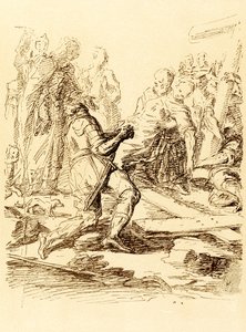 Finding of the Cross by Salvator Rosa