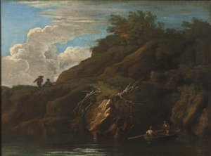 Landscape with Water by Salvator Rosa