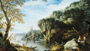 Marine, School of Salvator Rosa by Salvator Rosa