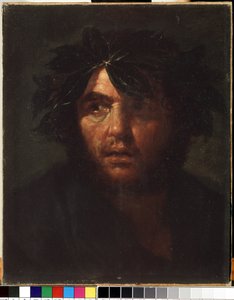 Portrait of a Man with a Laurel Crown by Salvator Rosa