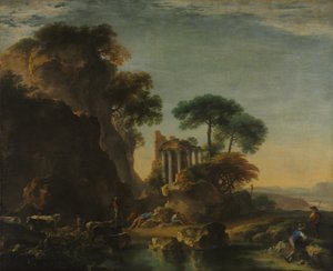 Ruins in a Rocky Landscape, c.1640