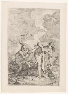 Scylla Fleeing from Glaucus by Salvator Rosa
