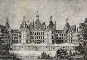 Chambord Castle, France, from Poliorama Pittoresco, No. 39, May 6 by Salvatore Puglia