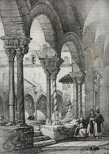 Cloister of Church of Saint Dominic, Palermo by Salvatore Puglia