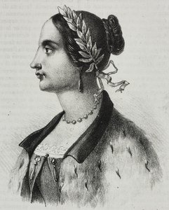 Portrait of Laura Bassi Veratti, Italian physicist and academic by Salvatore Puglia