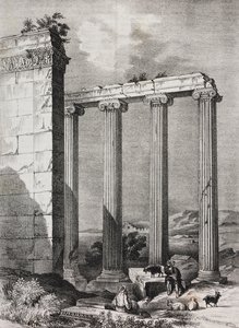 Ruins of Ionic Temple Tchavdere, Asia Minor by Salvatore Puglia