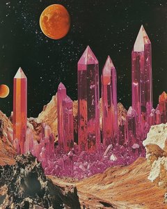 Crystal Collage by Samantha Hearn