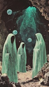 Ethereal Cave Watchers by Samantha Hearn