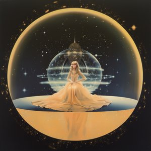 Golden Gown Celestial Vision
