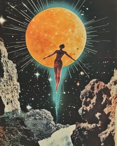 Moon Goddess Ascent by Samantha Hearn