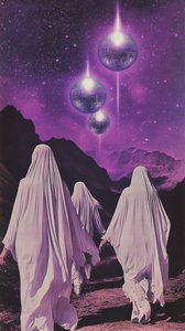 Mystical Figures Disco Orbs by Samantha Hearn