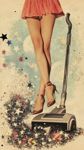 Retro Glamour Vacuum Stars by Samantha Hearn