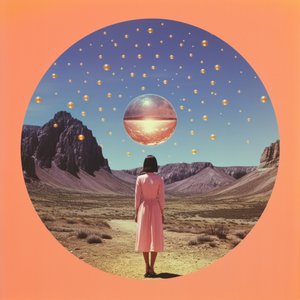 Woman in Surreal Desert