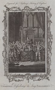 Cromwell Dissolving the Long Parliament
