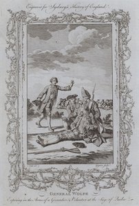 General Wolfe Expiring in the Arms of a Grenadier and Volunteer at the Siege of Quebec by Samuel (after) Wale