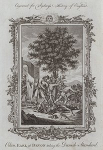 Odun, Earl of Devon taking the Danish Standard