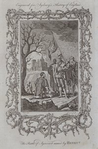 The Battle of Agincourt named by Henry V by Samuel (after) Wale