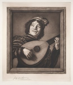 The Lute Player by Samuel Arlent Edwards