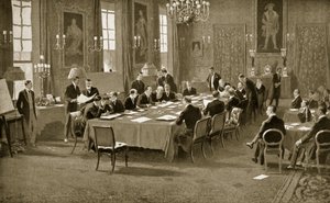 Signing the Treaty of London