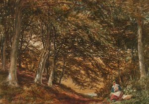 Picnic in the Woods by Samuel Bough