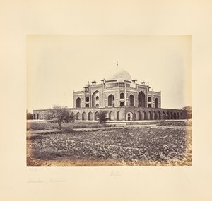 Delhi; The Mausoleum of Emperor Humayun by Samuel Bourne