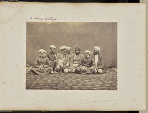 Simla; Group of Thugs by Samuel Bourne
