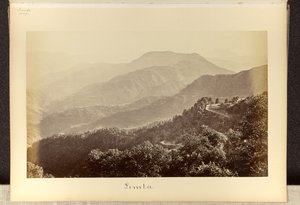 Simla; The Tara Devi and Surrounding Hills From Boileaugunge by Samuel Bourne