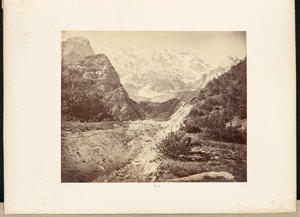Snowy Peaks near the Gangotri Glacier by Samuel Bourne