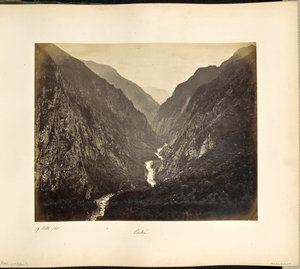 The Ganges Valley, from the Village of Suki, Evening by Samuel Bourne